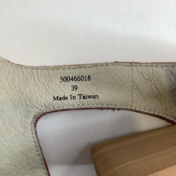 FLY LONDON Rust 'Piat' Platform Wedge Sandals Size 39 - Picture 10 of 13